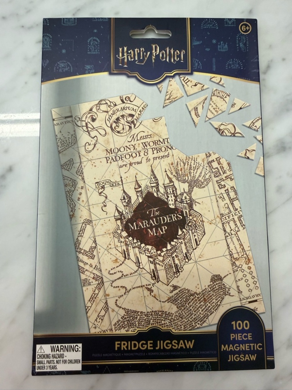 Warner Bros. Harry Potter Marauder's Map Fridge Jigsaw - Cream & Brown